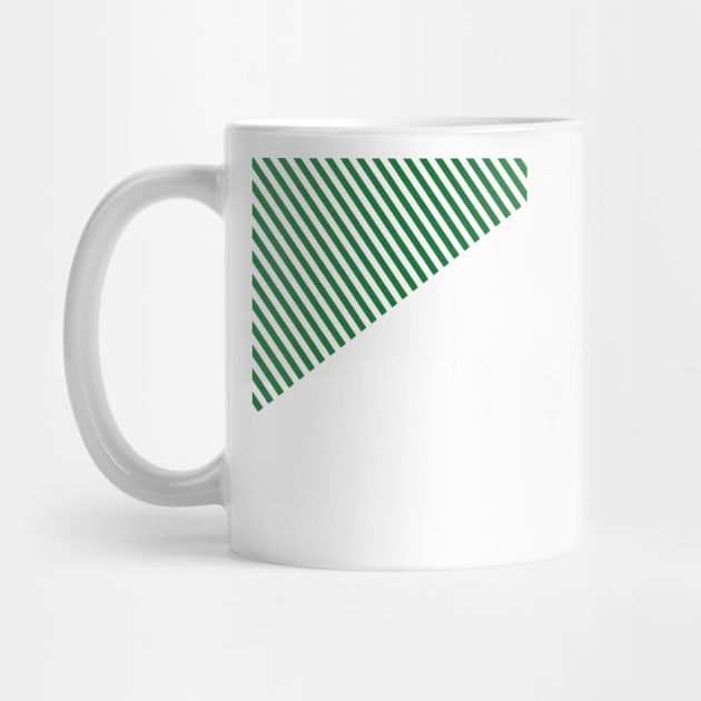 Norwich City 1989 - 1992 Retro Green & White Stripes by Culture-Factory